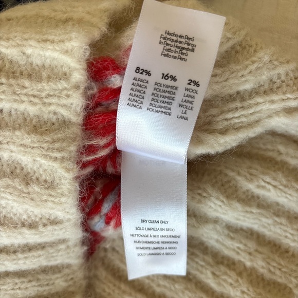 MOTHER Striped Blue and White Sweater - Picture 5 of 5